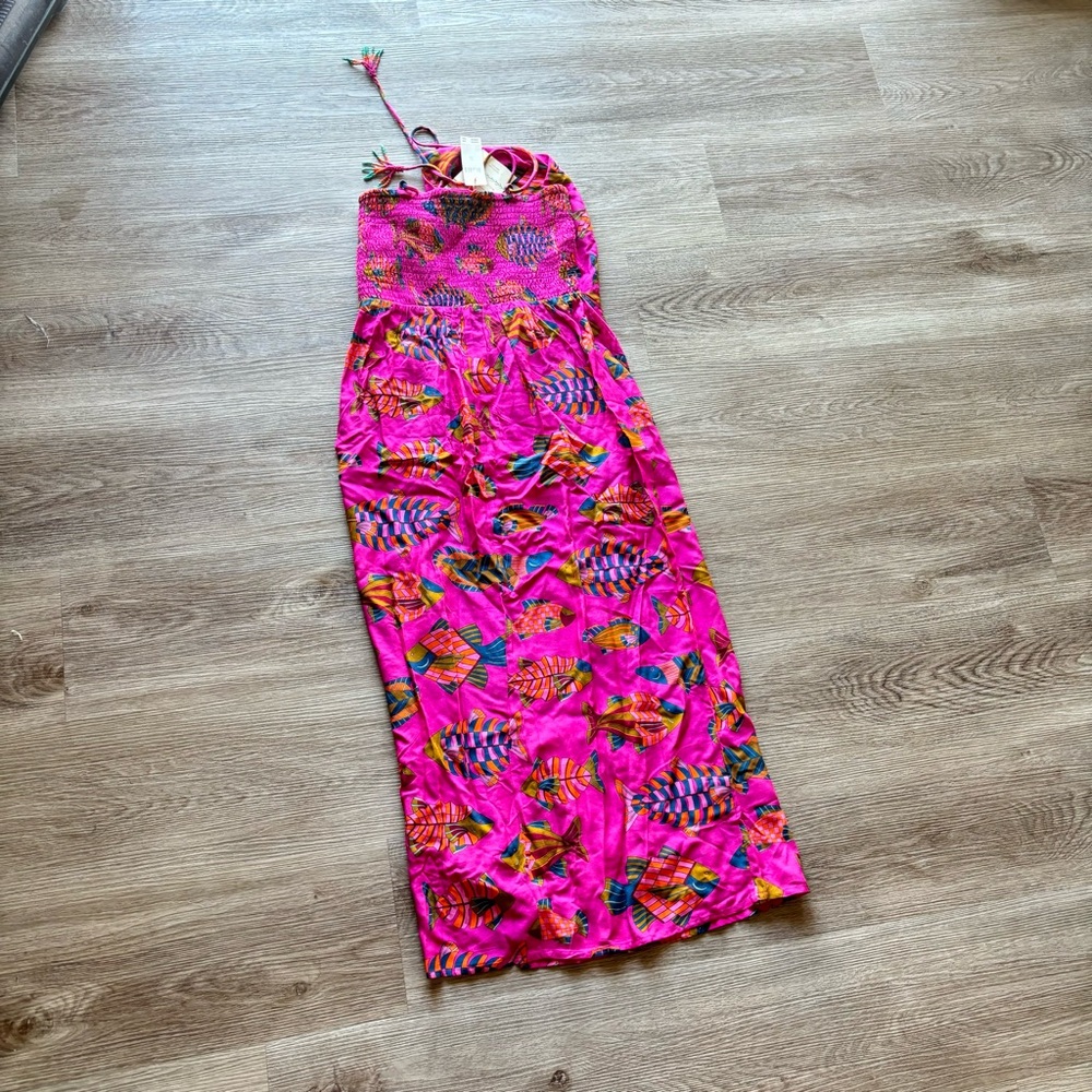 Farm Rio Halter Slim Midi Dress - Picture 9 of 9